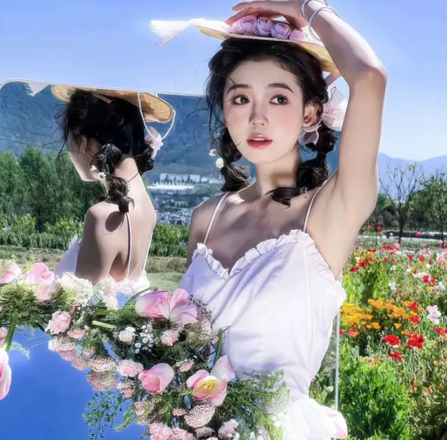 路上的路花